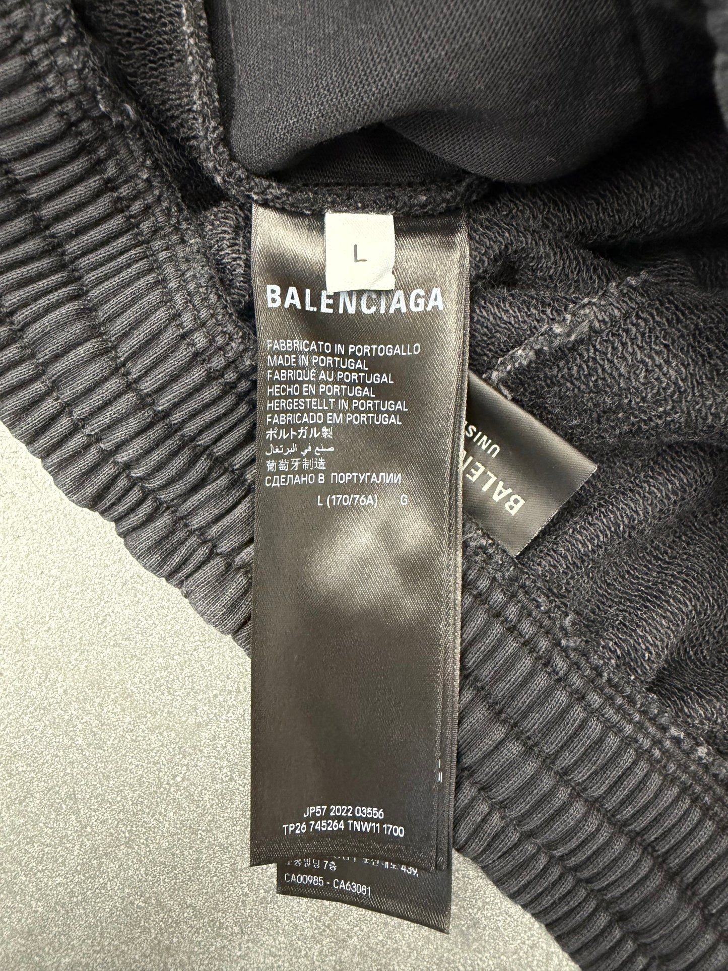 BALENCIAGA HYBRID DENIM SWEATPANTS