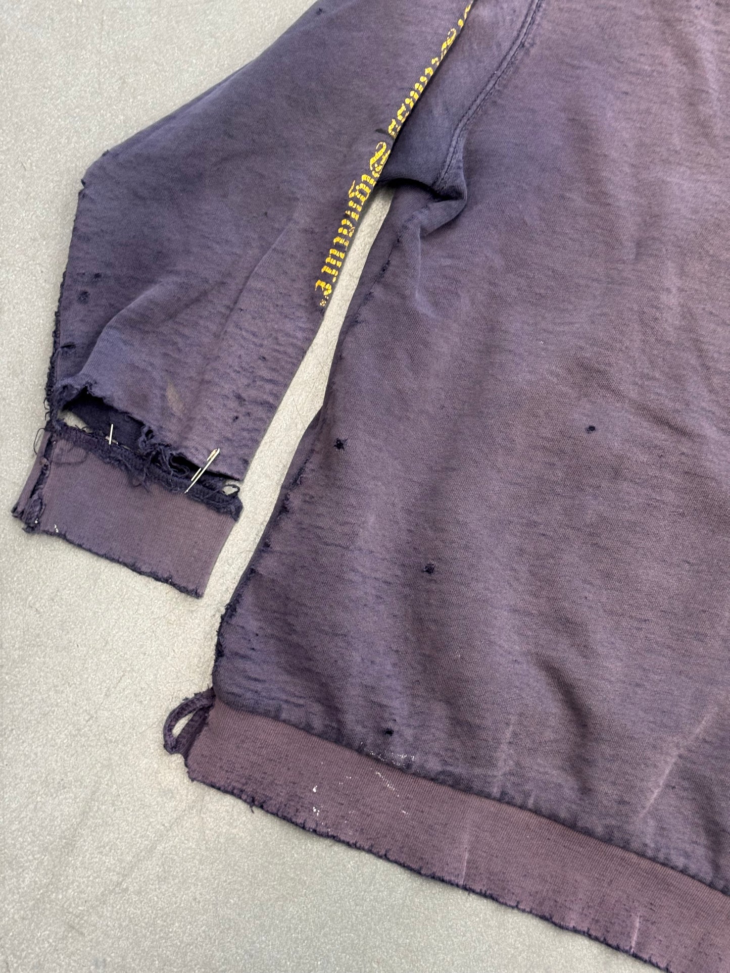 Y2K LEVI STRAUSS SIGNATURE DISTRESSED PULLOVER HOODIE