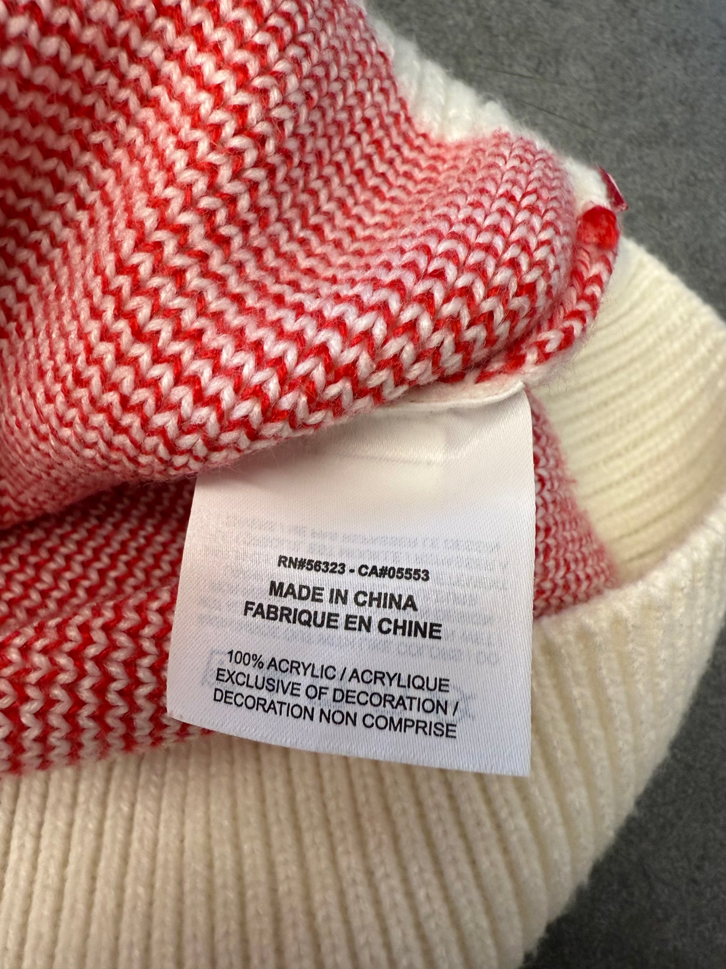 SS19 SUPREME NIKE SWOOSH SWEATER - WHITE/RED (2XL)
