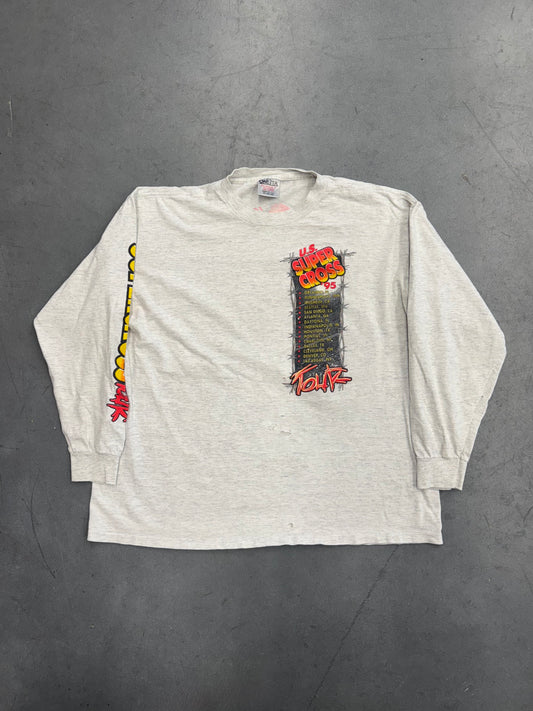 1995 AMA U.S. SUPER CROSS TOUR LS TEE (ONEITA TAG)