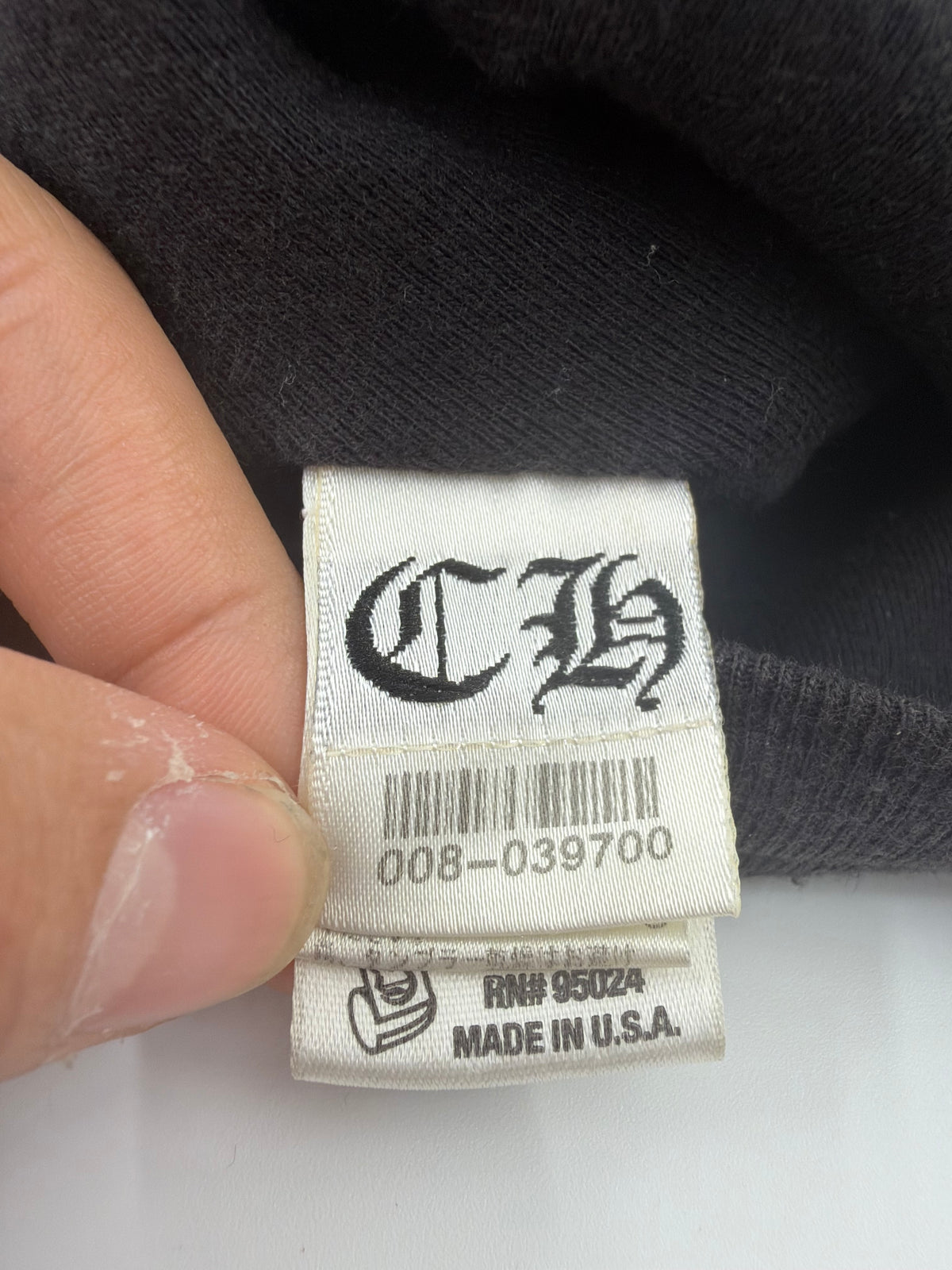 OLDER CHROME HEARTS PLUS THERMAL WAFFLE BEANIE - FADED