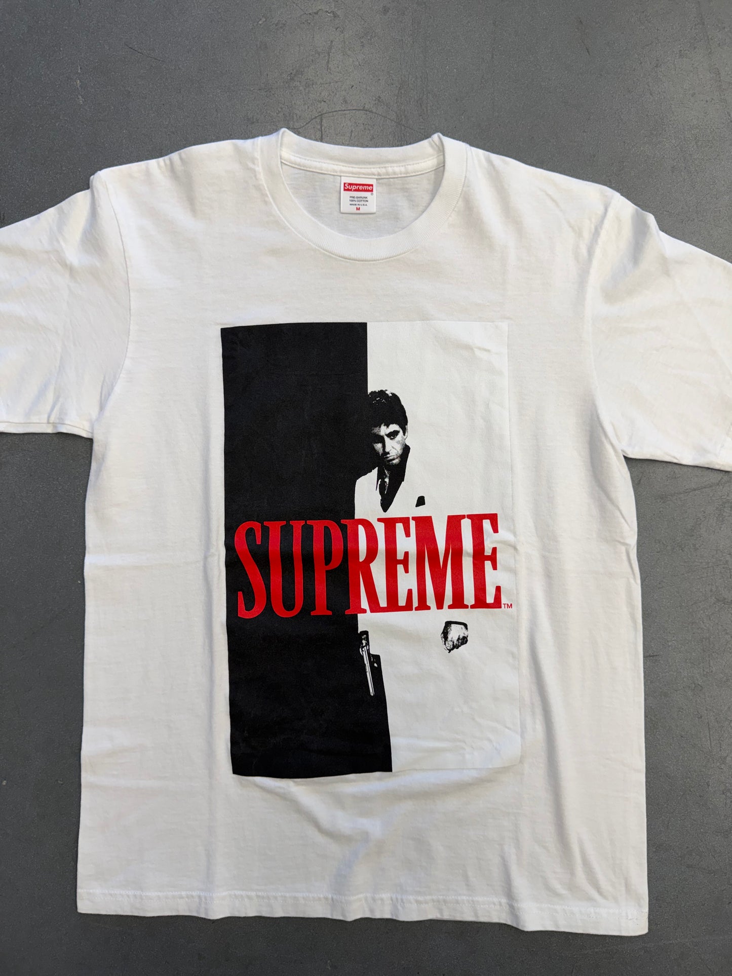 FW17 SUPREME SCARFACE SPLIT TEE
