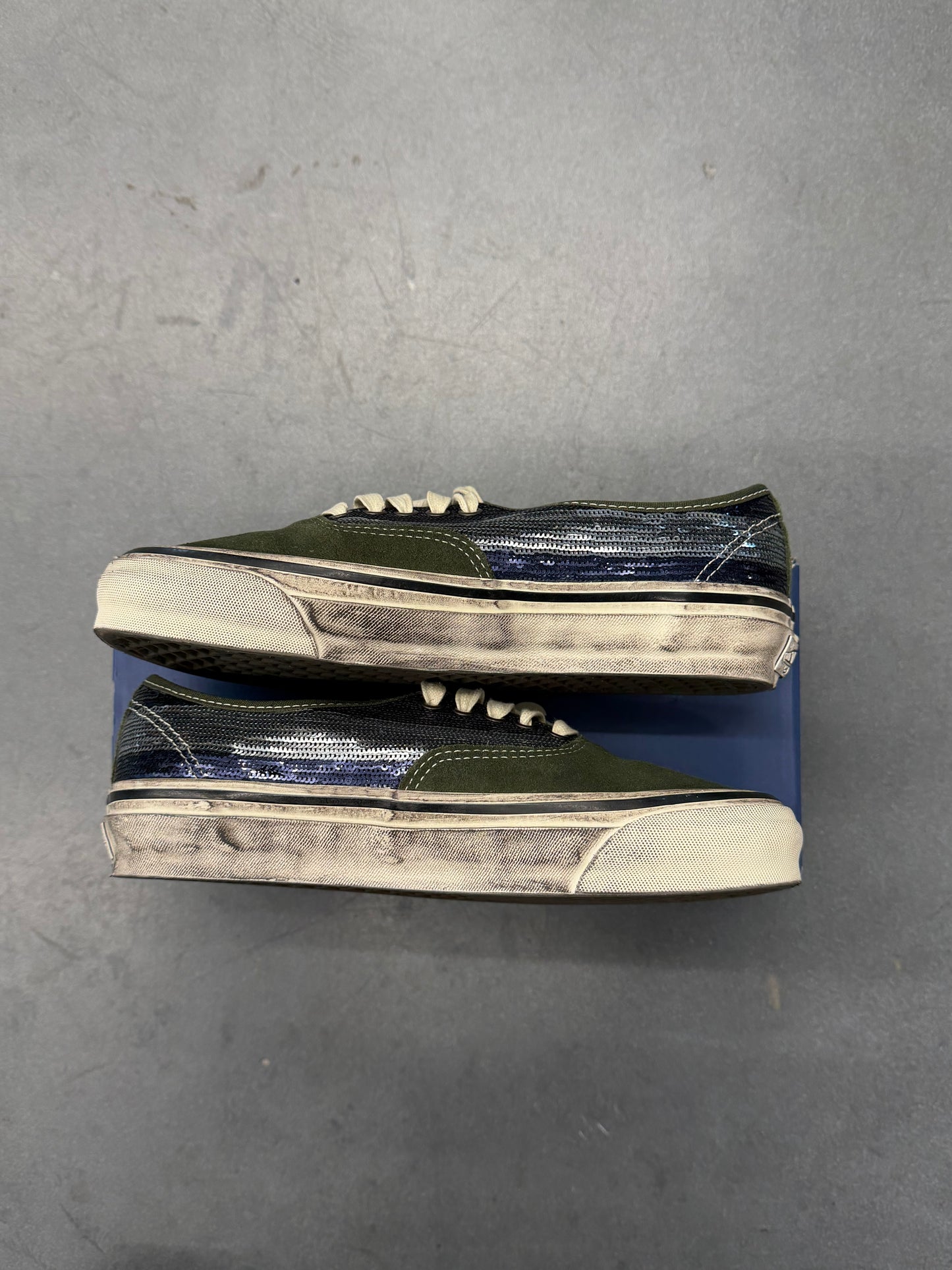 2026 VANS PREMIUM AUTHENTIC LA HABANA - GREEN/BLUE (W/ BOX)