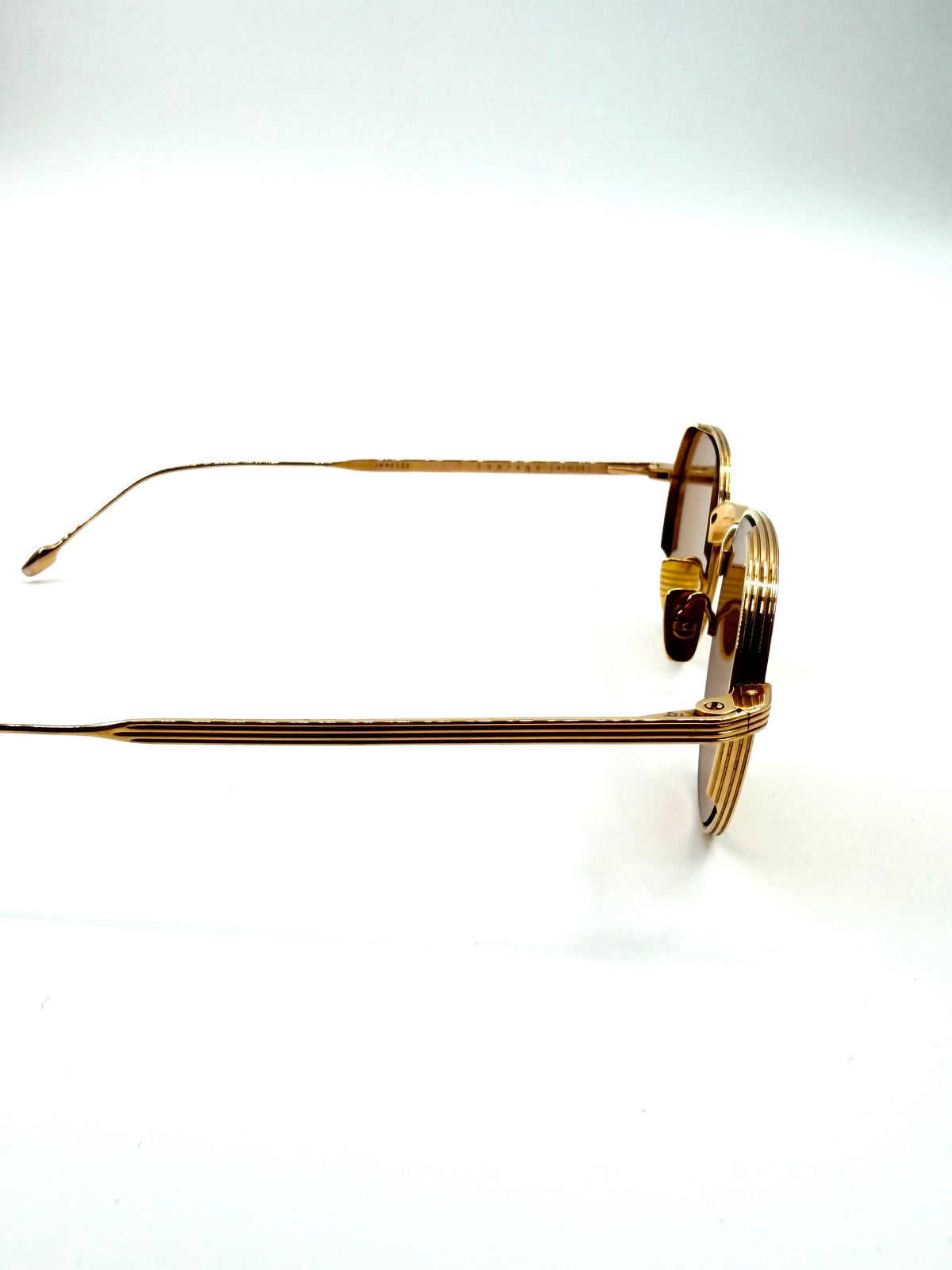 JACQUES MARIE MAGE 'FONTANA' THIN GOLD FRAMED SUNGLASSES (360/500)