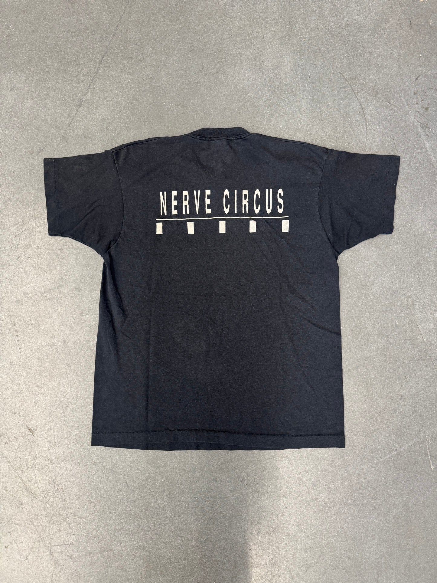 90'S NERVE CIRCUS JUST RELAX POP/ROCK BAND TEE (SCREEN STARS TAG)