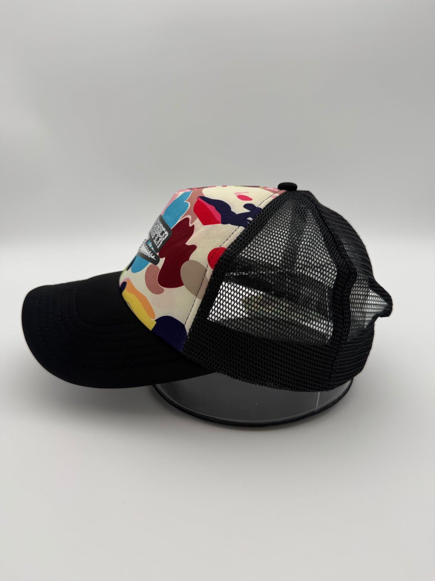 BAPE X KIDSUPER STA LOGO RHINESTONE TRUCKER CAP - MULTI (NEW)