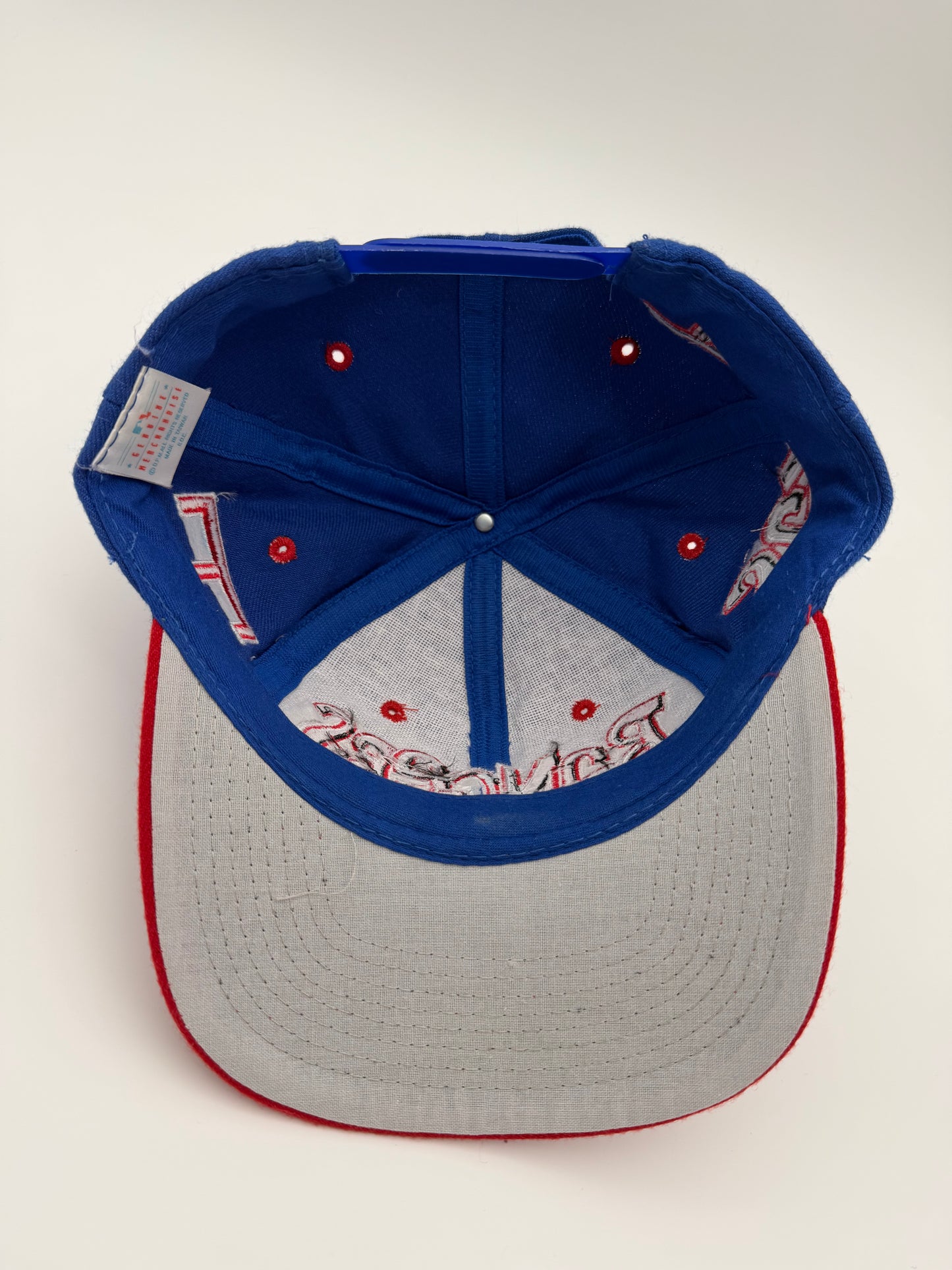 90'S TEXAS RANGERS SKETCH-STYLE SPELLOUT SNAPBACK (MLB GENUINE TAG)