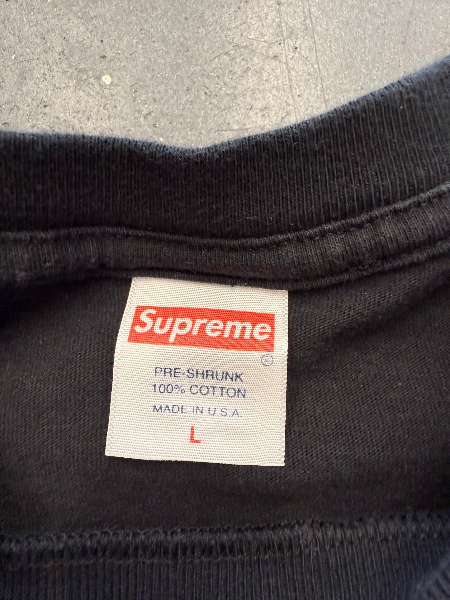FW23 SUPREME DEF JAM FIGHT FOR NEW YORK FIGHTER TEE- BLACK