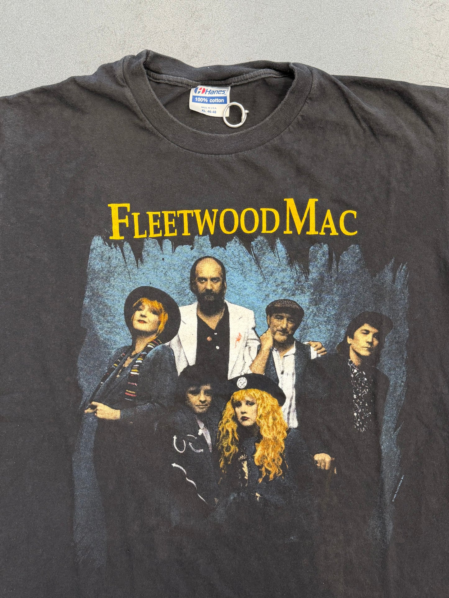 1990 FLEETWOOD MAC BEHIND THE MASK TEE (HANES TAG)