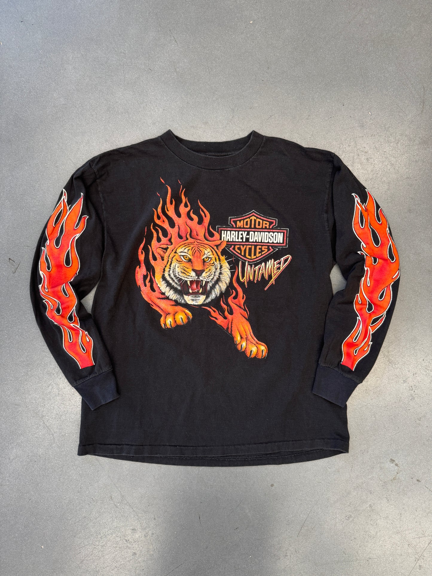 1998 HARLEY-DAVIDSON UNTAMED TIGER FLAME LS (HARLEY TAG)