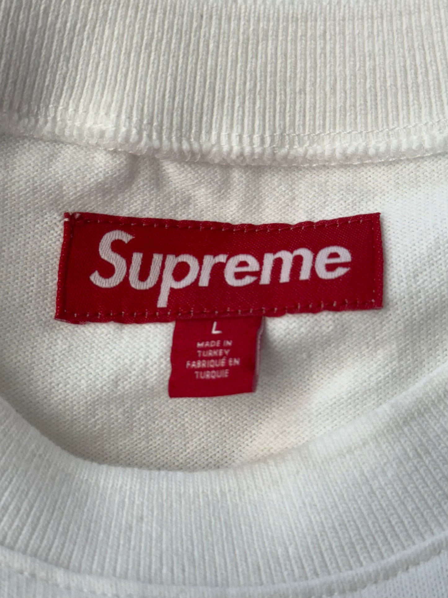 FW25 SUPREME MASCOT LS FOOTBALL TOP - WHITE