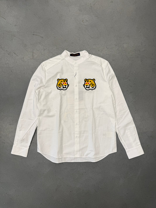 LOUIS VUITTON X NIGO TIGER HEAD BUTTON UP LONG SLEEVE