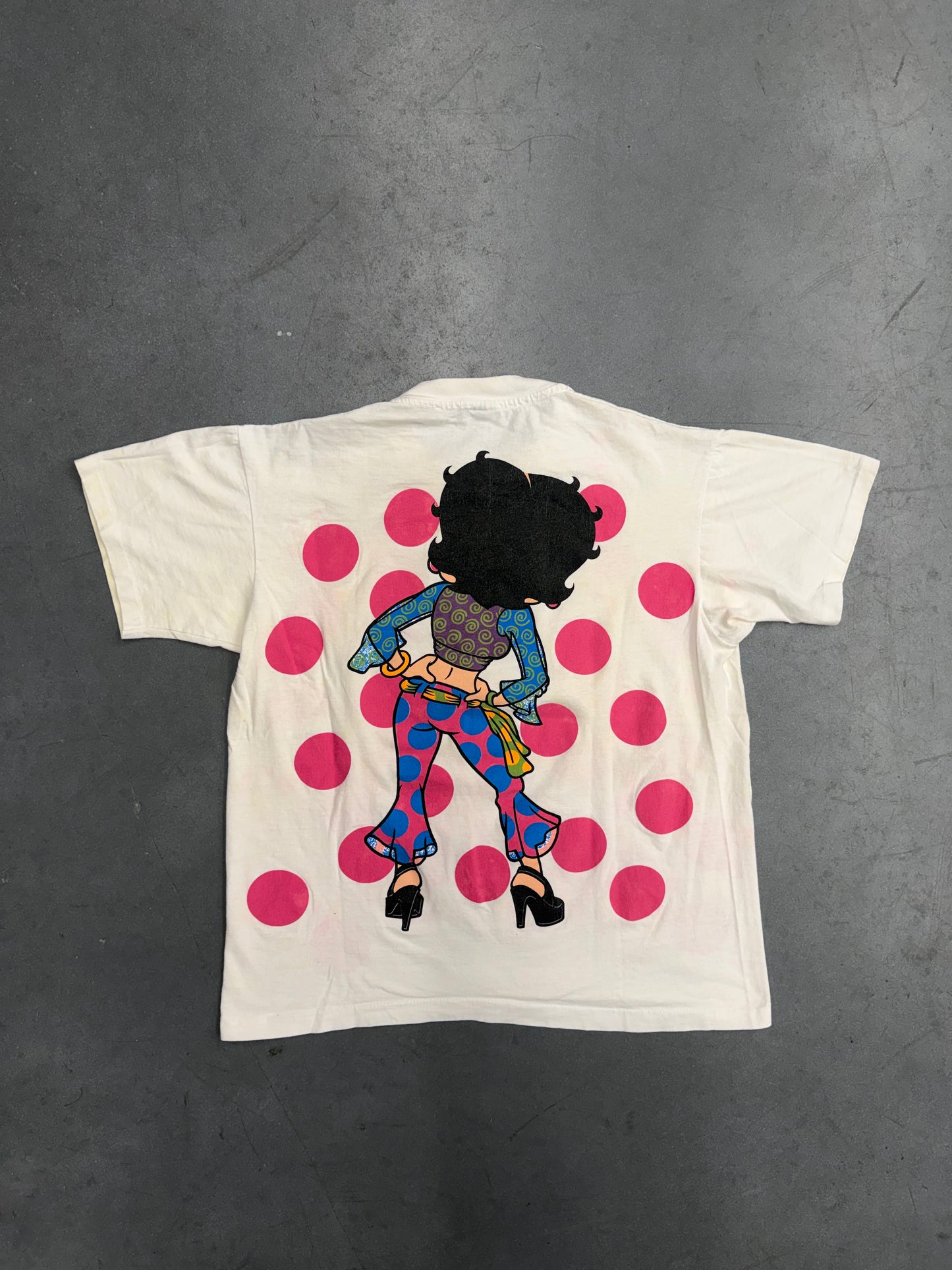 1993 BETTY BOOP HIPPIE DISCO TEE (ANVIL TAG)