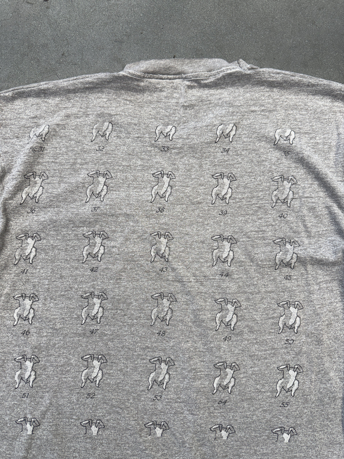 1987 PETER  GABRIEL DANCING CHICKEN TOUR TEE (PULLED TAG)