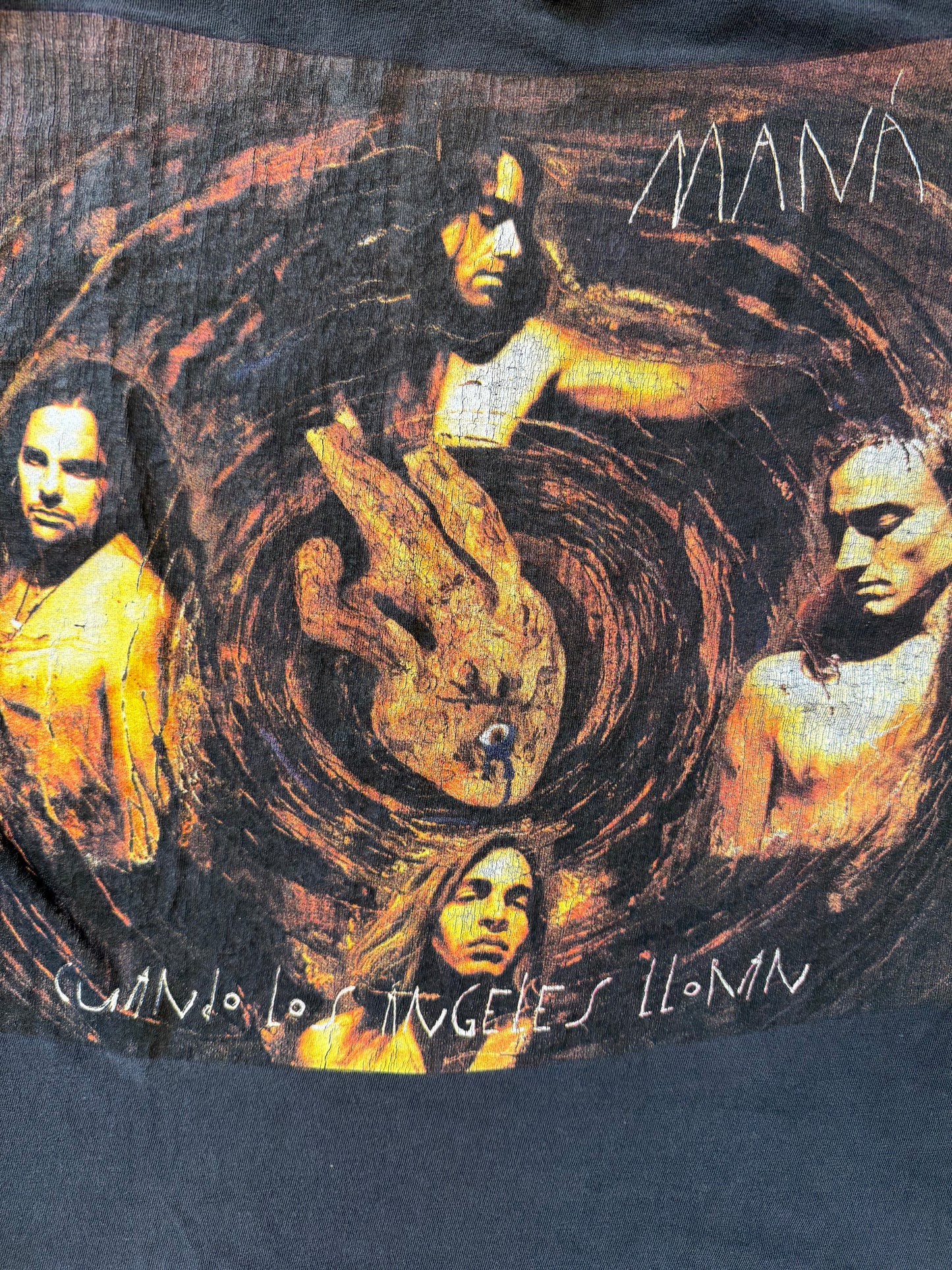 1997 MANA CUANDO LOS ANGELES LLORANO LONGSLEEVE BAND TEE