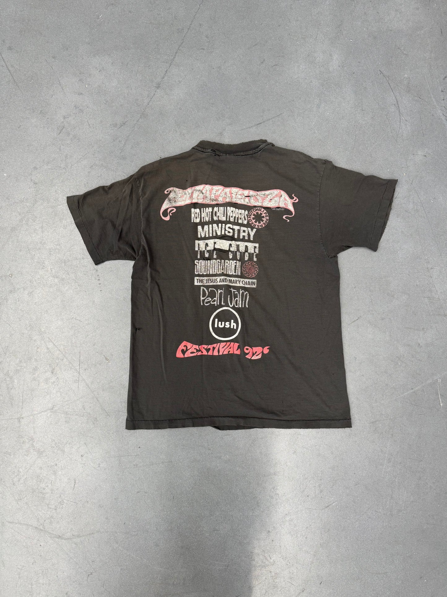 1992 LOLLAPALOOZA FESTIVAL DRAGON FLY TEE (GIANT TAG)