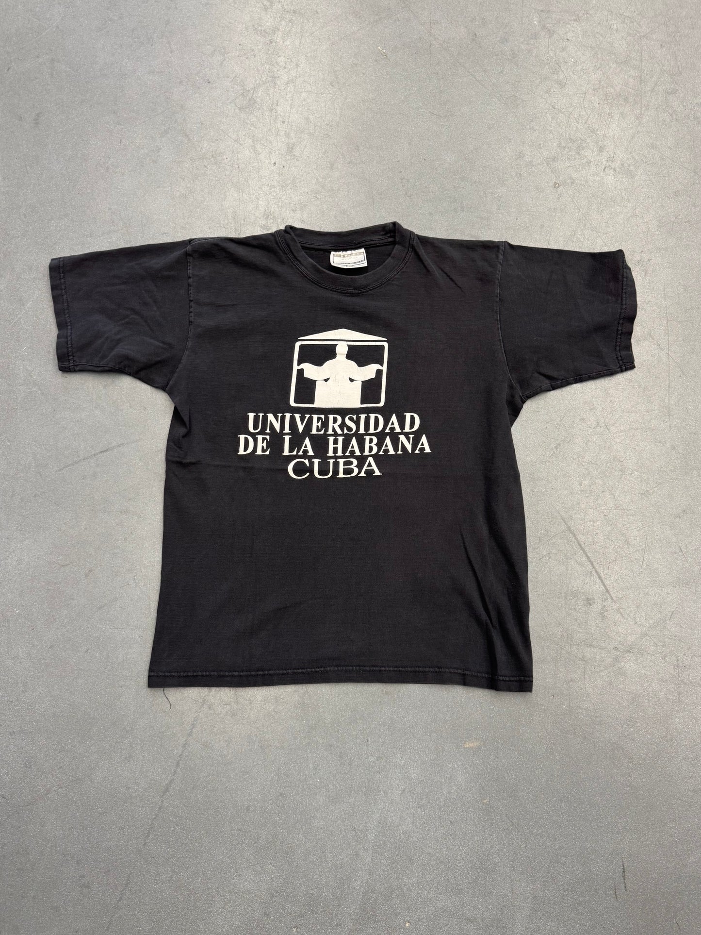 90'S UNIVERSIDAD DE LE HABANA TEE (SCREEN PRINTED TAG)