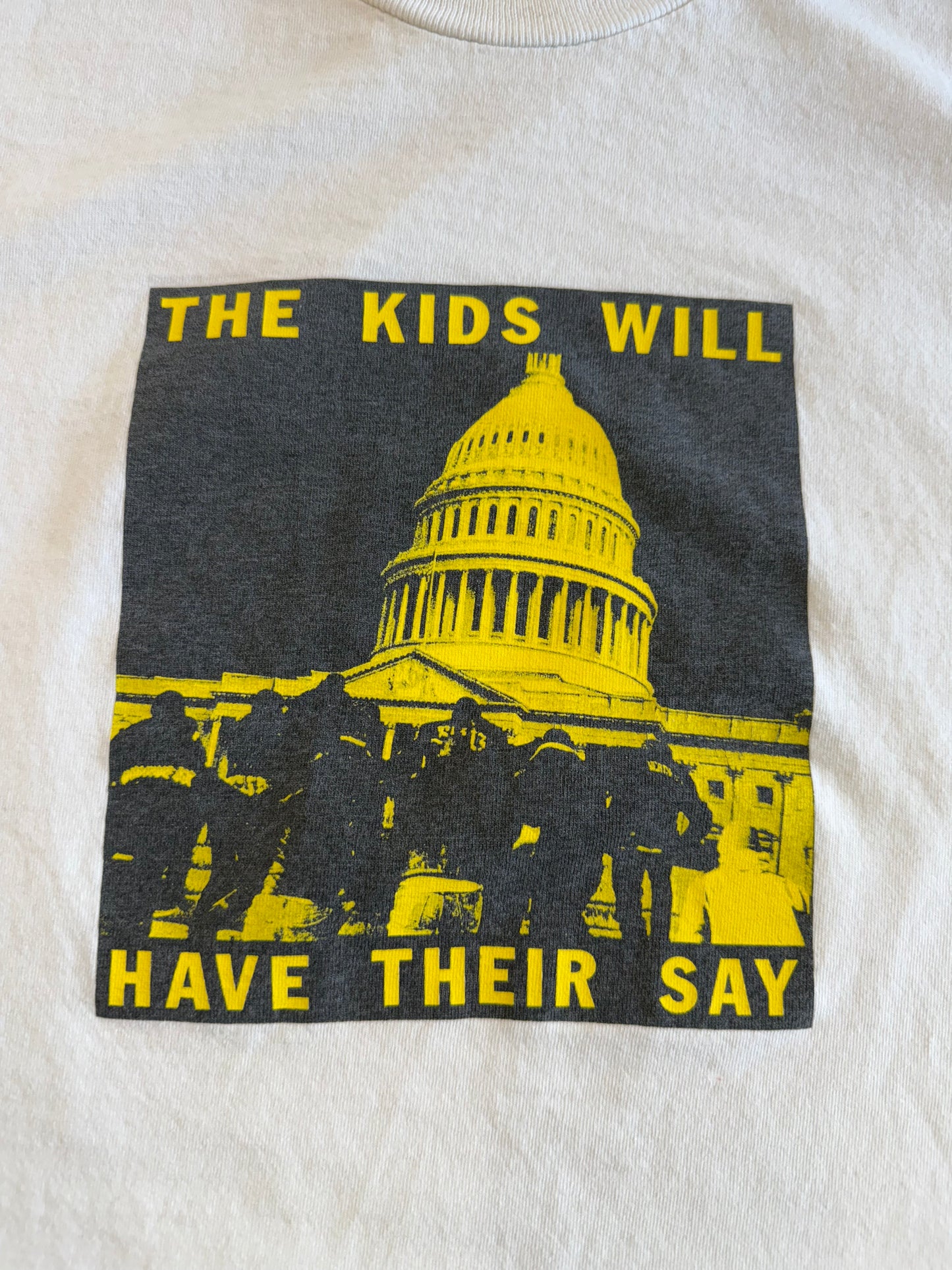 SS08 SUPREME "THE KIDS WILL HAVE THEIR SAY" TEE - (L) (WHITE)
