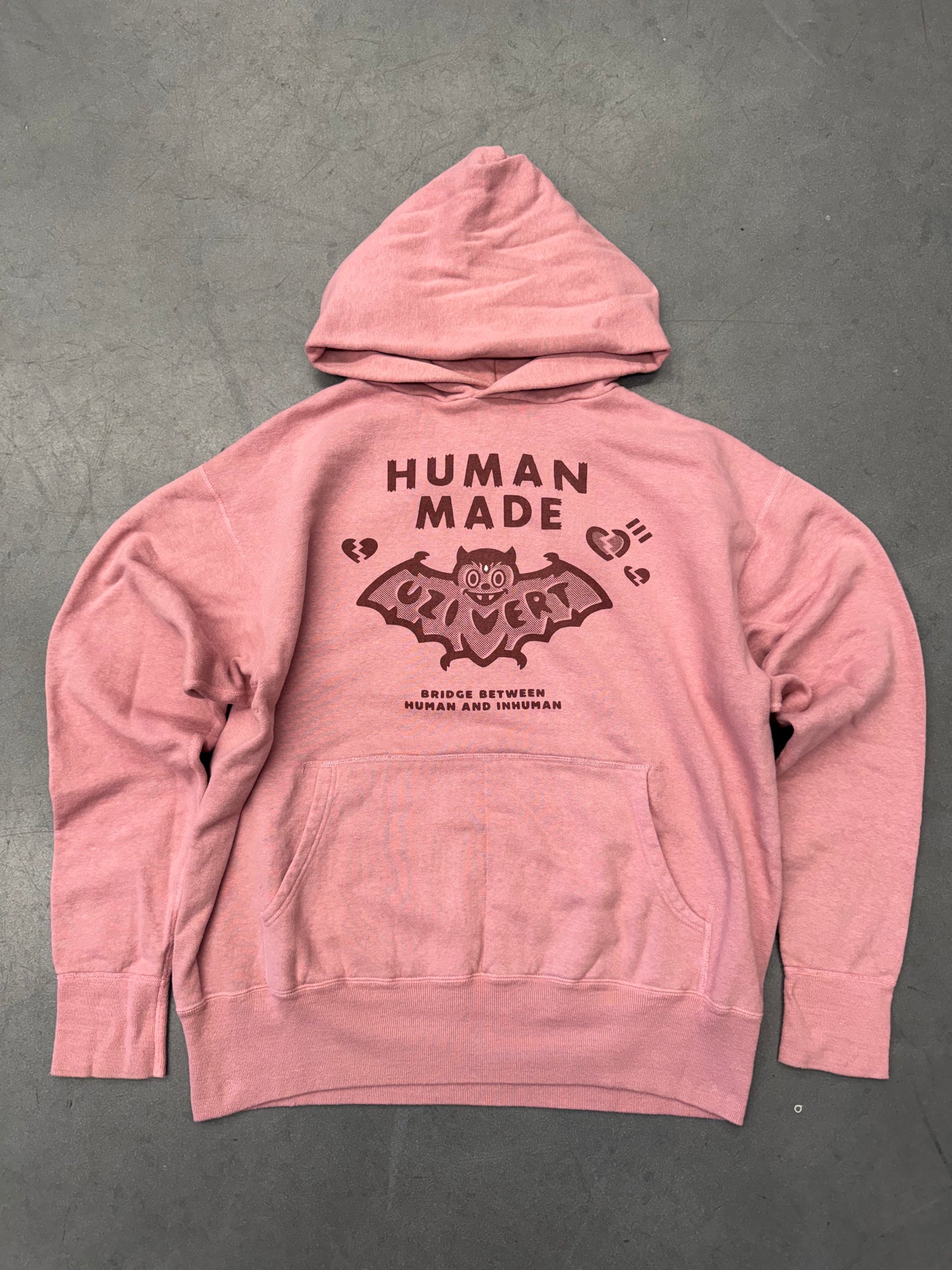 FW21 HUMAN MADE X LIL UZI VERT HOODIE - PINK