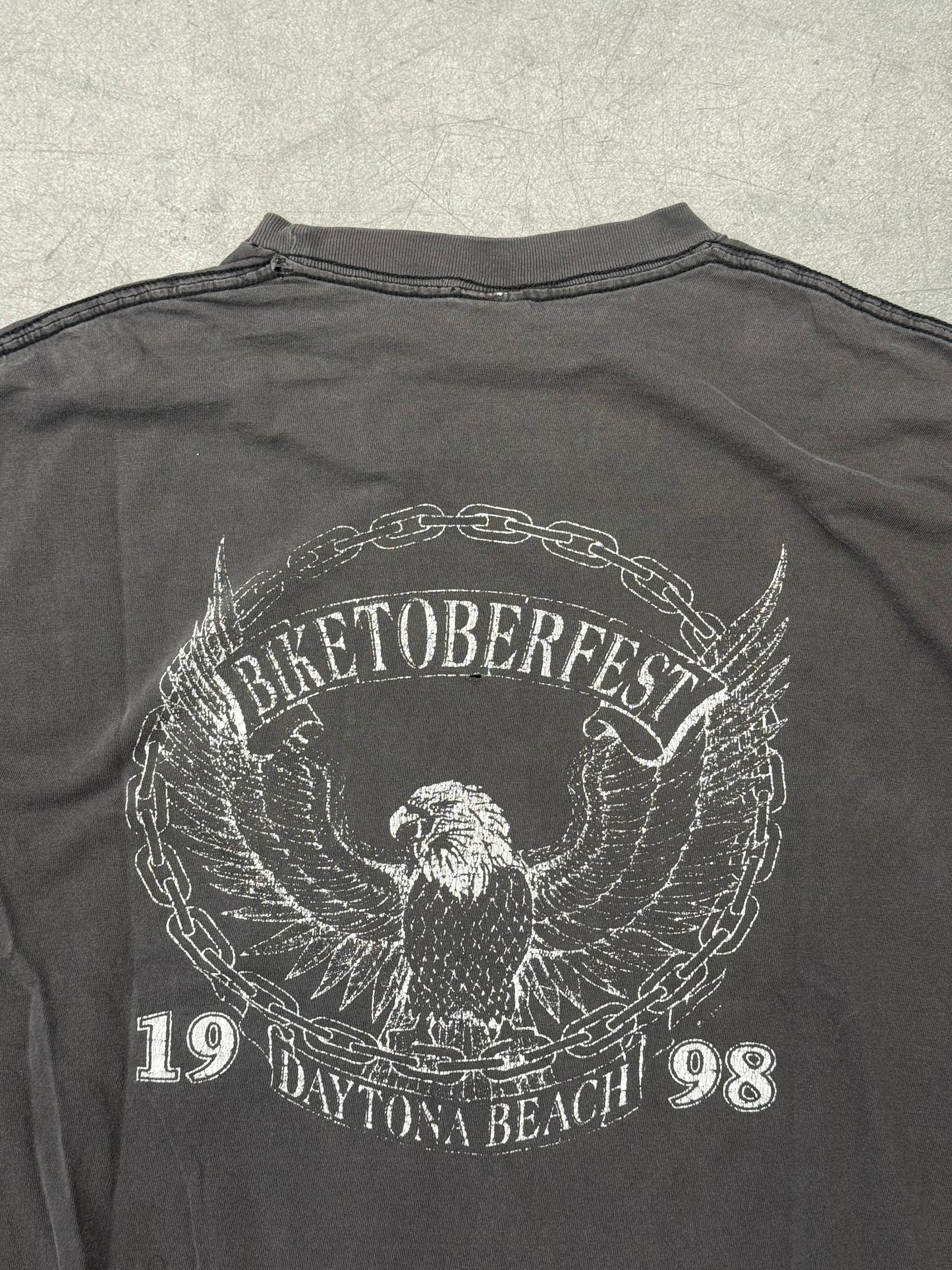 1998 BIKETOBERFEST DAYTONA BEACH SOFT-TAIL TEE (LOONEY TUNES TAG)