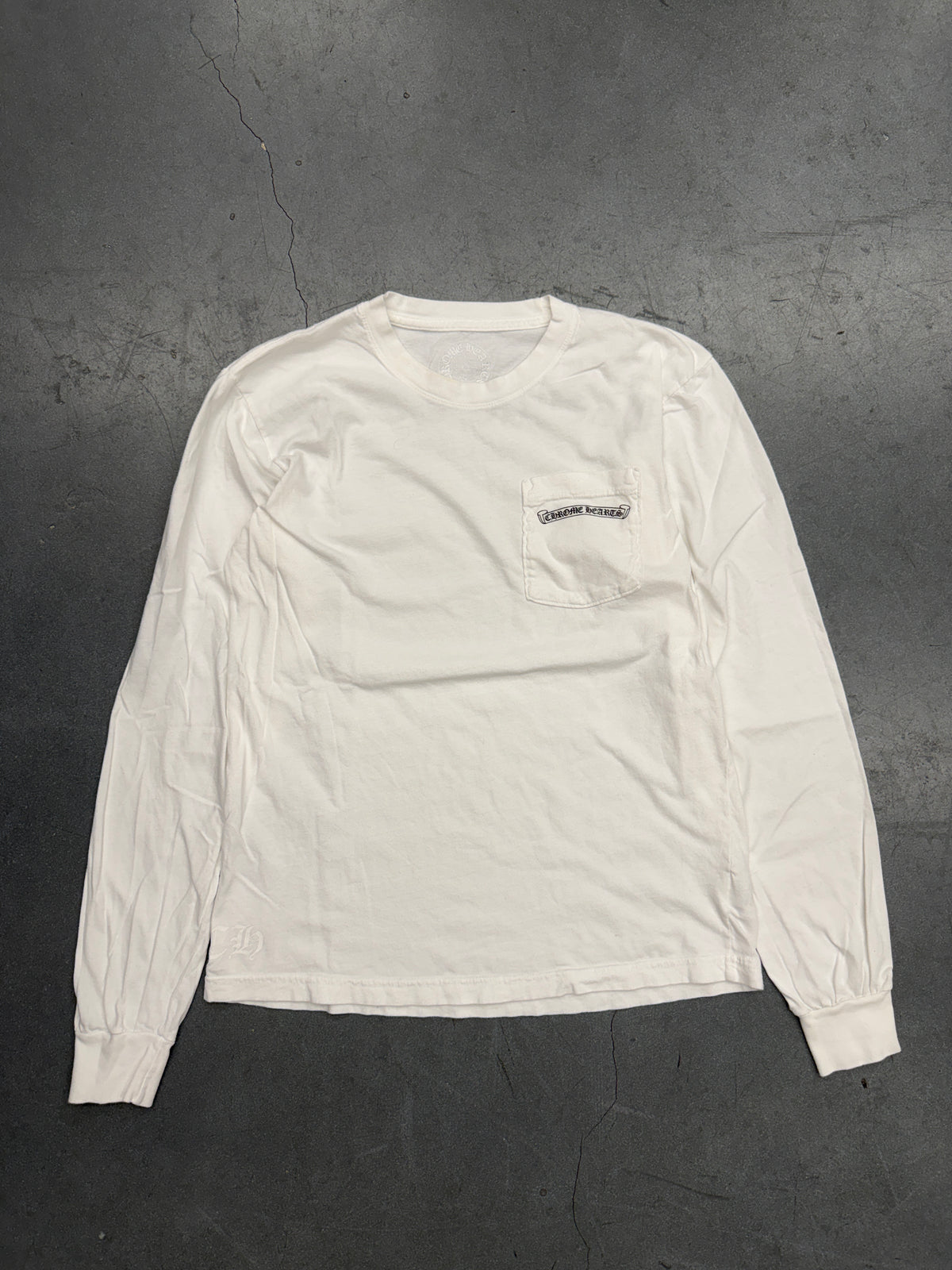 CHROME HEARTS FUCK YOU LONG SLEEVE POCKET TEE