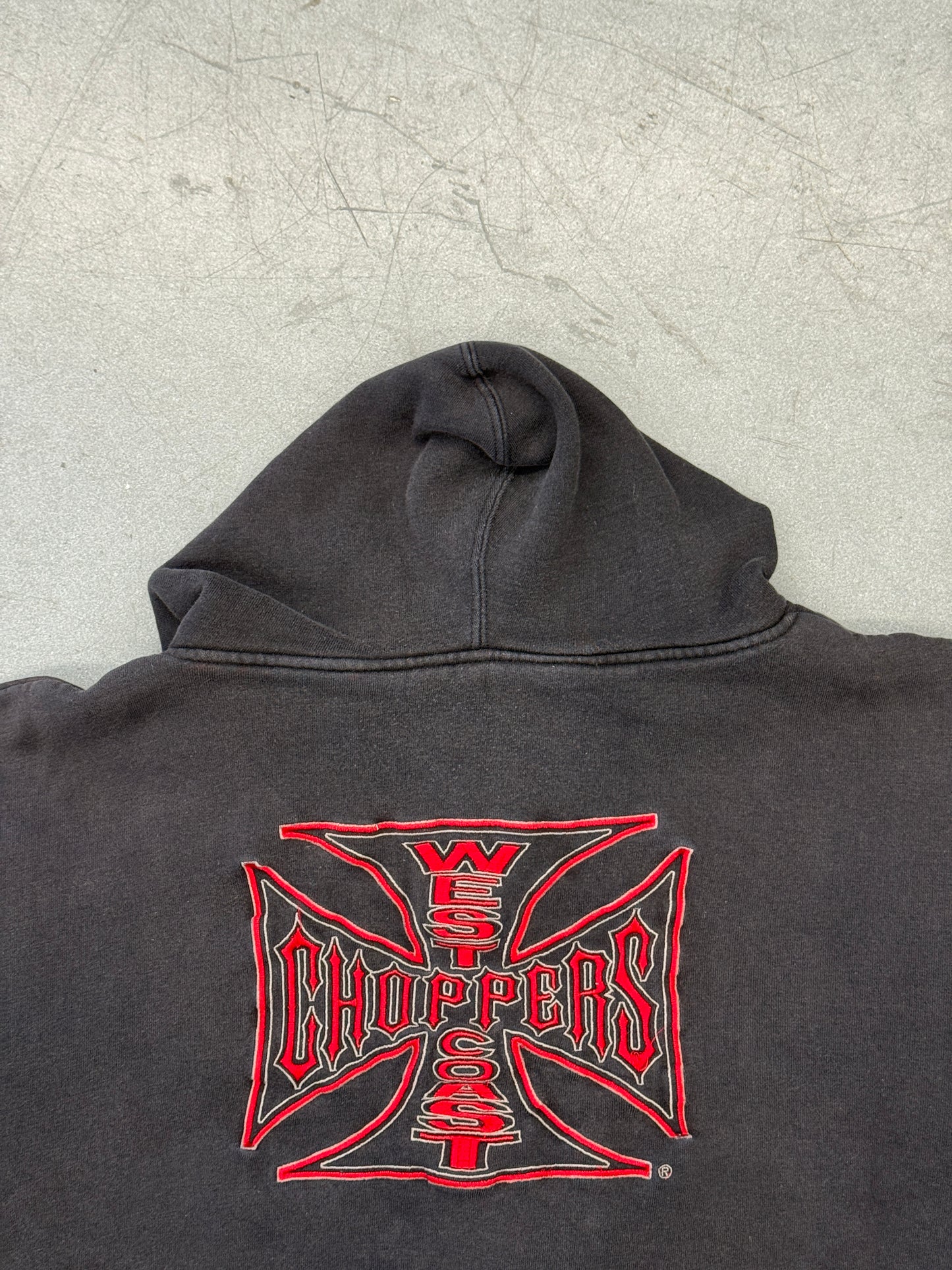 Y2K WEST COAST CHOPPERS THERMAL LINED HOODIE