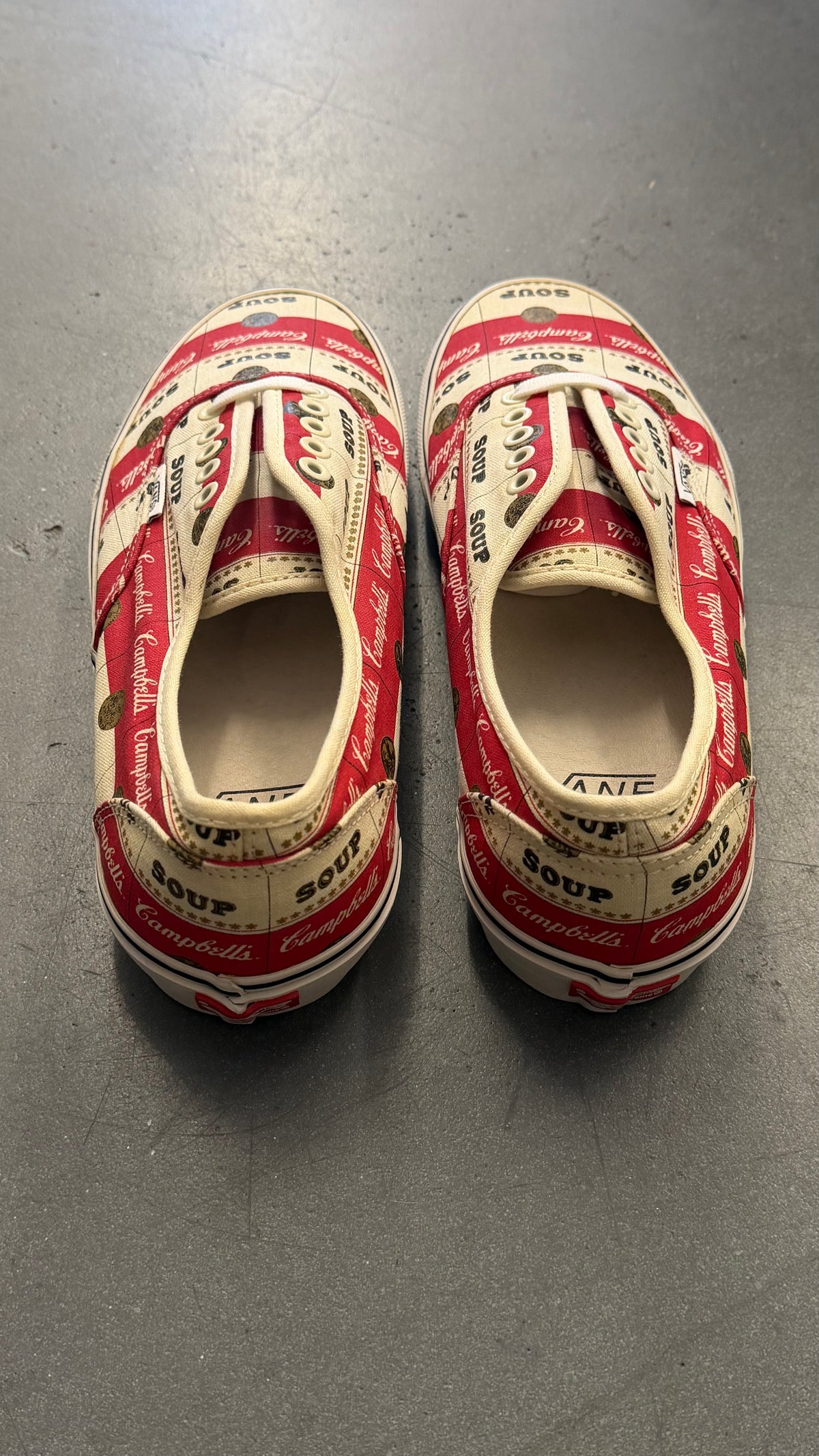 2012 VANS AUTHENTIC SUPREME CAMPBELLS SOUP