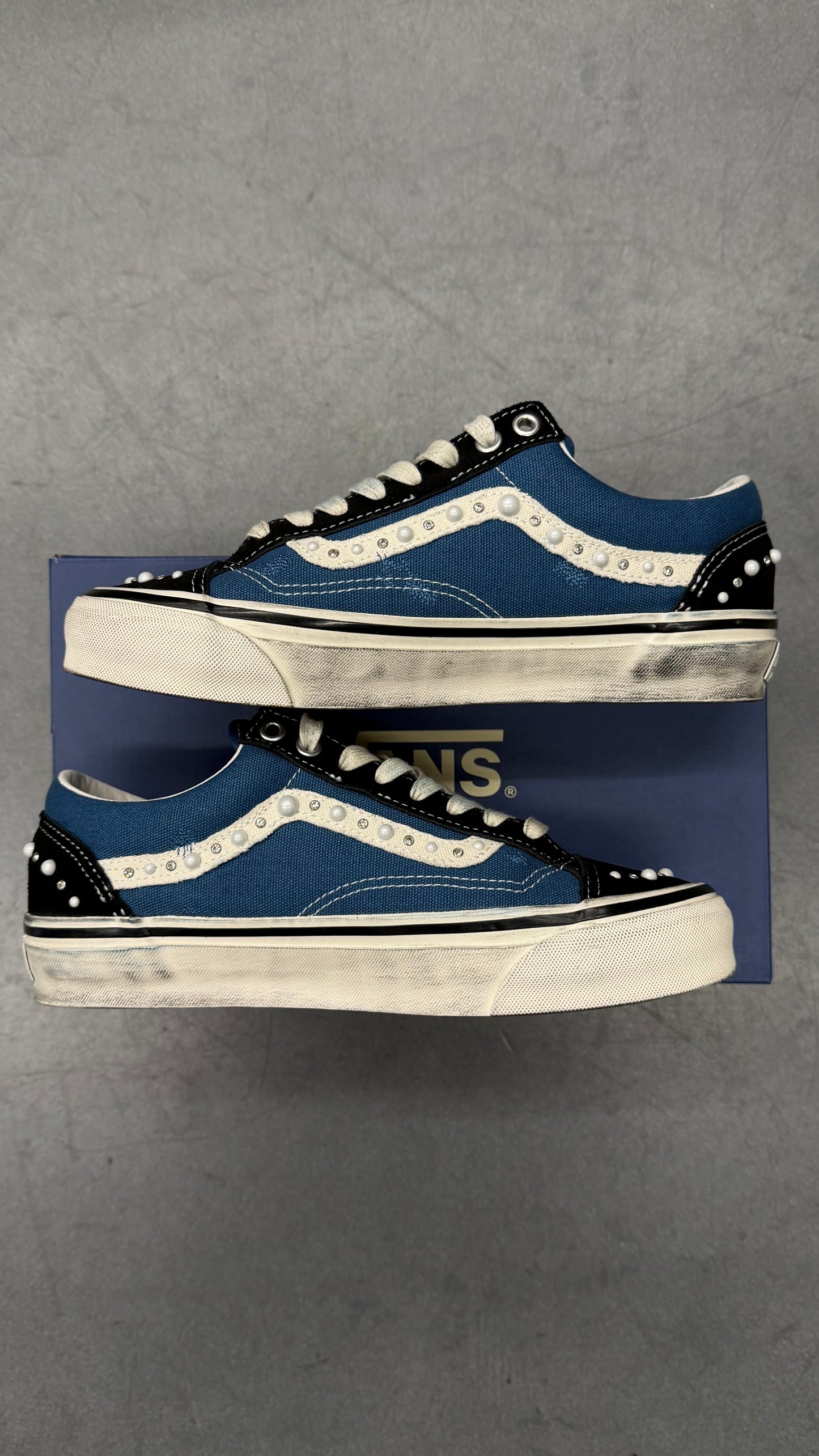 2026 VANS LX OLD SKOOL 36 PEARLIZED PACK - BLACK/NAVY