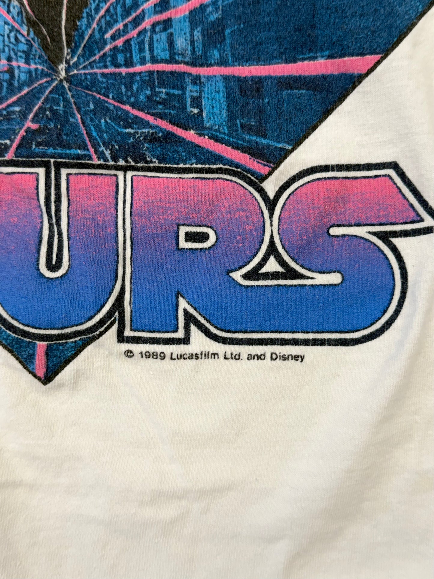 80'S DISNEY STAR TOURS LOGO TEE (DISNEY CHARCTER FASHIONS TAG)