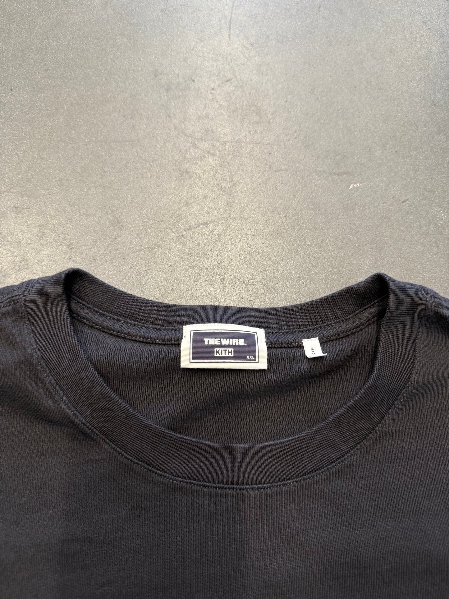 SS22 KITH THE WIRE SOUNDWAVE TEE - BLACK (2XL)