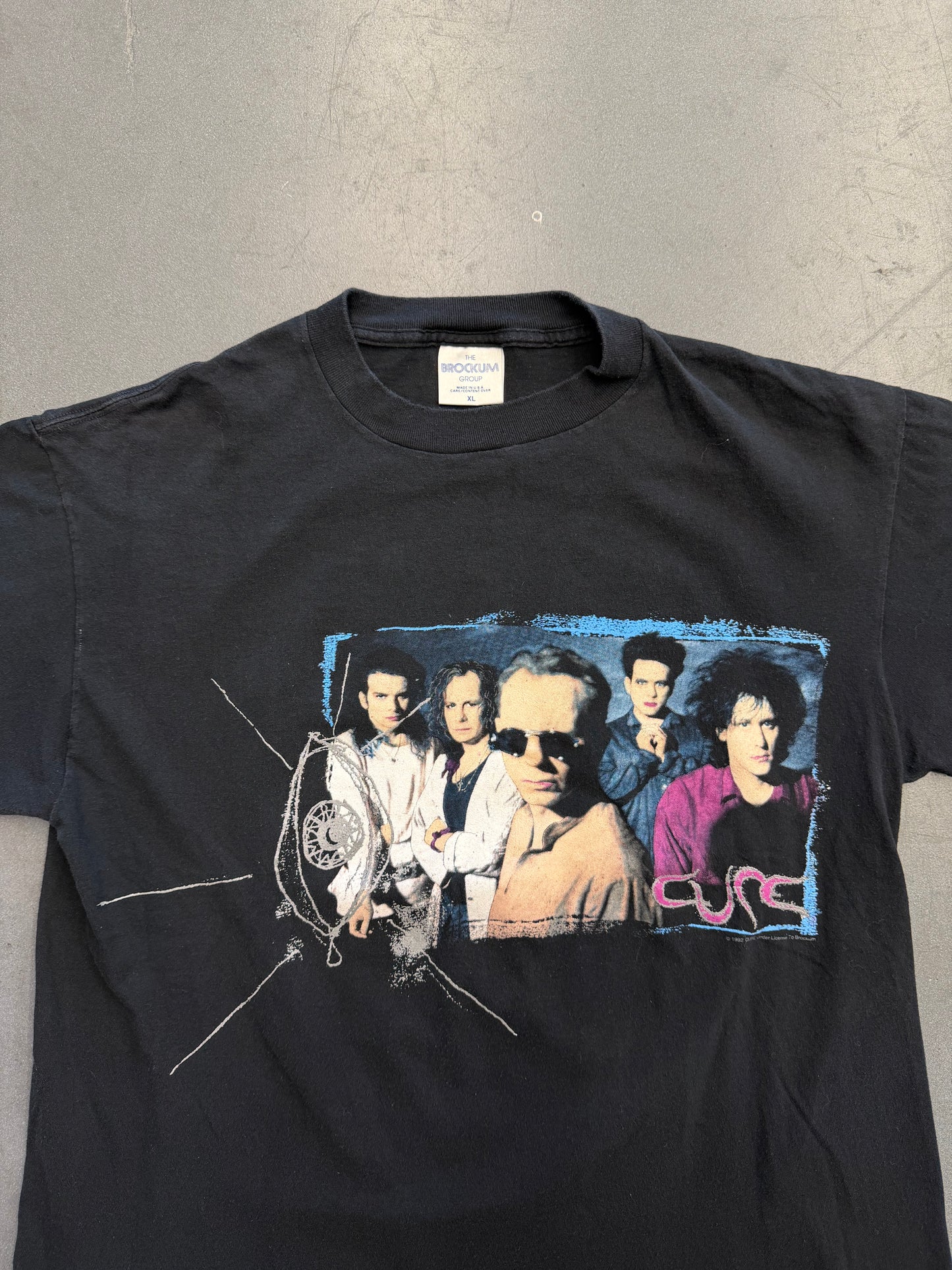 1992 THE CURE WISH TOUR TEE (BROCKUM TAG)