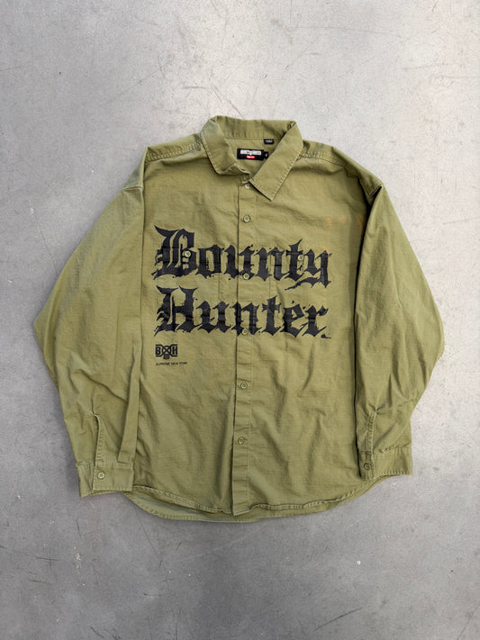 FW23 SUPREME BOUNTY HUNTER RIPSTOP SHIRT - OLIVE