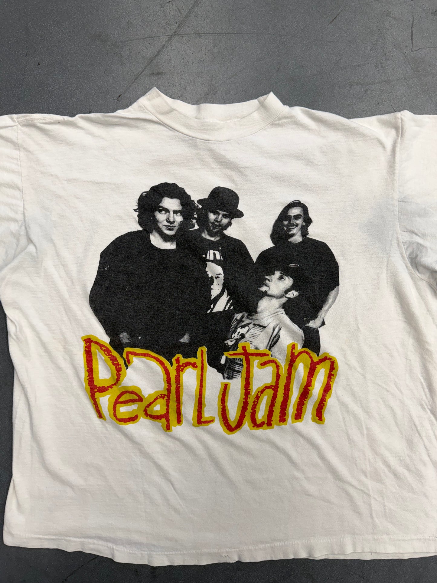 1995 PEARL JAM VITALOGY INDEX TEE (SHORT HILLS TAG)