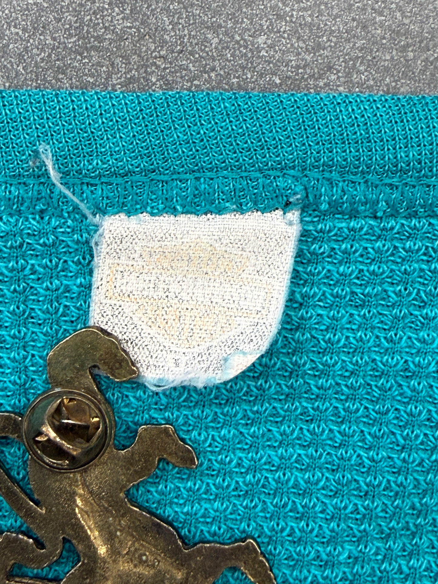 1992 HARLEY-DAVIDSON CHECKERBOARD CREST LOGO CITRUS HEIGHTS CALIFORNIA THERMAL (FADED HARLEY TAG)