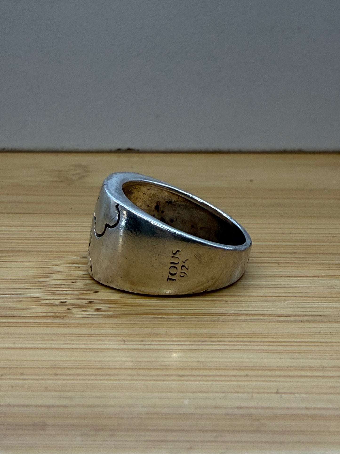 TOUS TEDDY BEAR SILVER RING