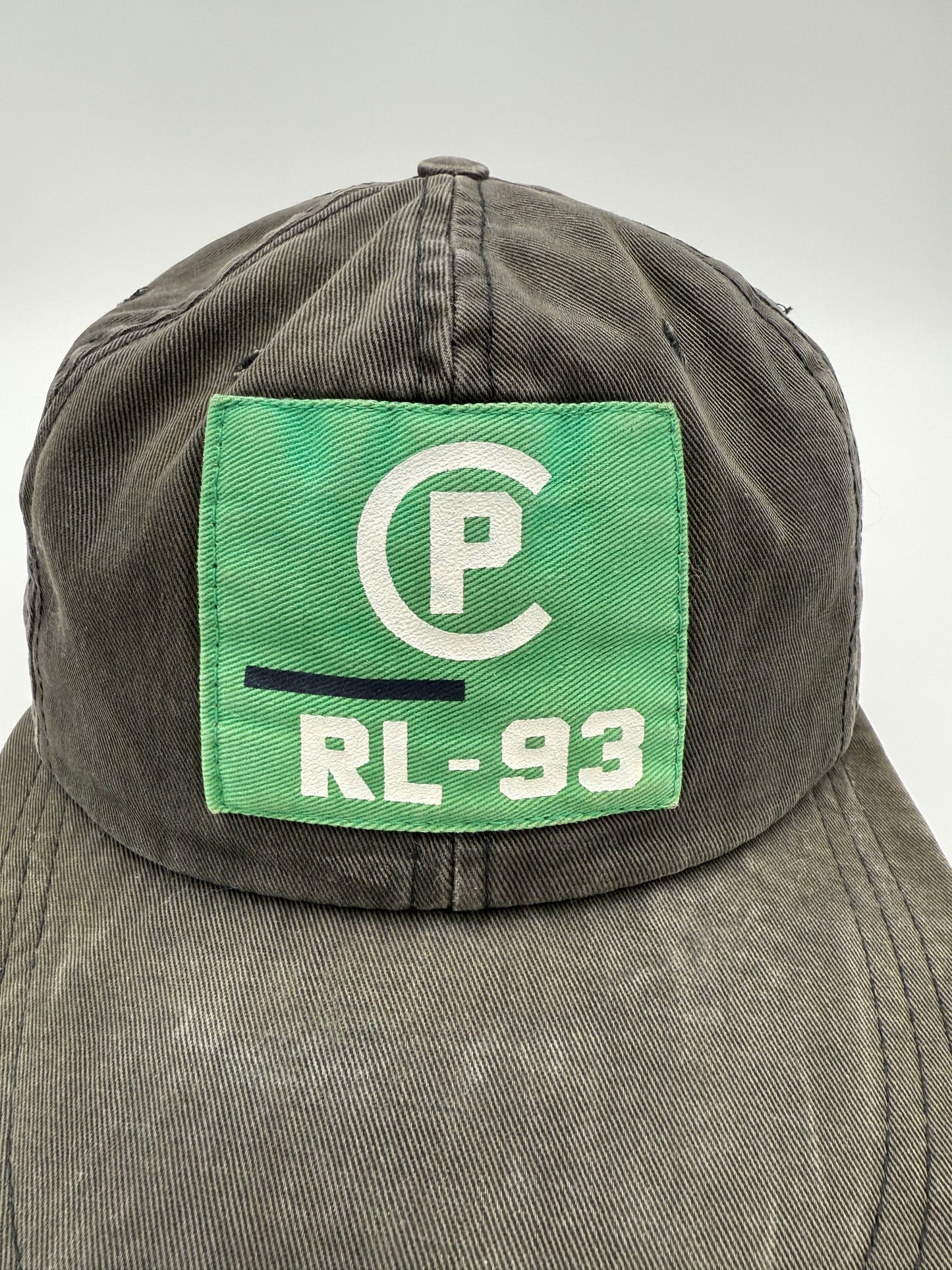 RL-93 POLO RALPH LAUREN LONG BILL FITTED CAP