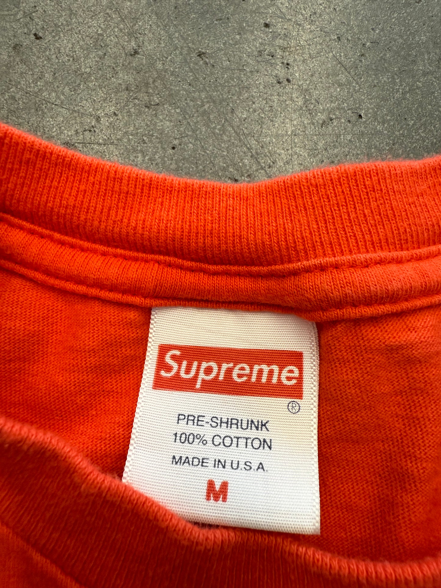 FW17 SUPREME FUCK LOVE TEE - ORANGE