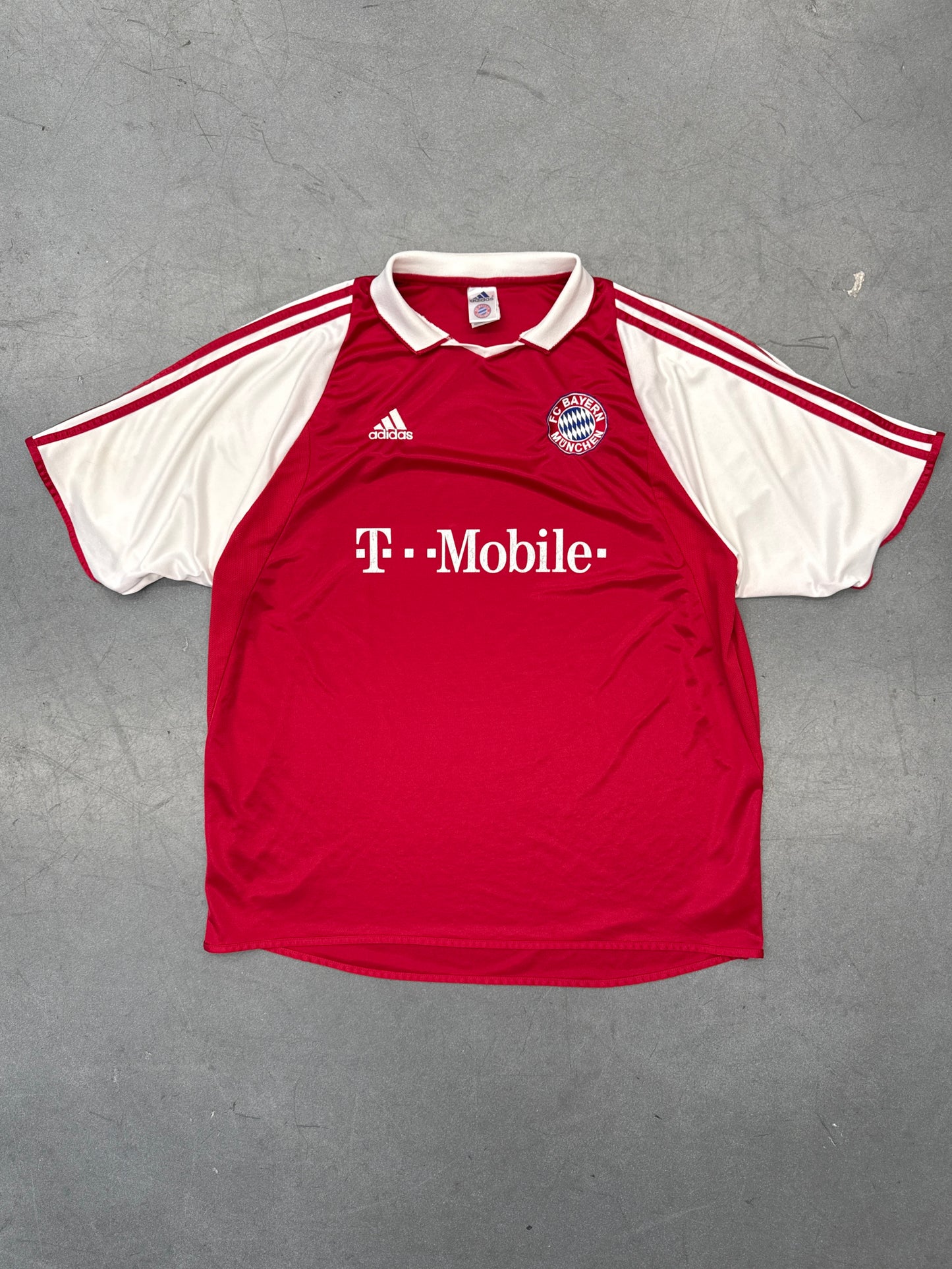 2003-2004 ADIDAS FC BAYERN MUNICH HOME SOCCER JERSEY