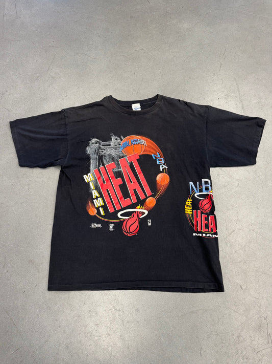 90S SALEM SPORTSWEAR MIAMI HEAT WRAP-AROUND "AERIAL ASSAULT" TEE