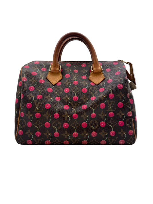 2005 LOUIS VUITTON LV CHERRY MONOGRAM MURAKAMI SPEEDY 25 VINTAGE
