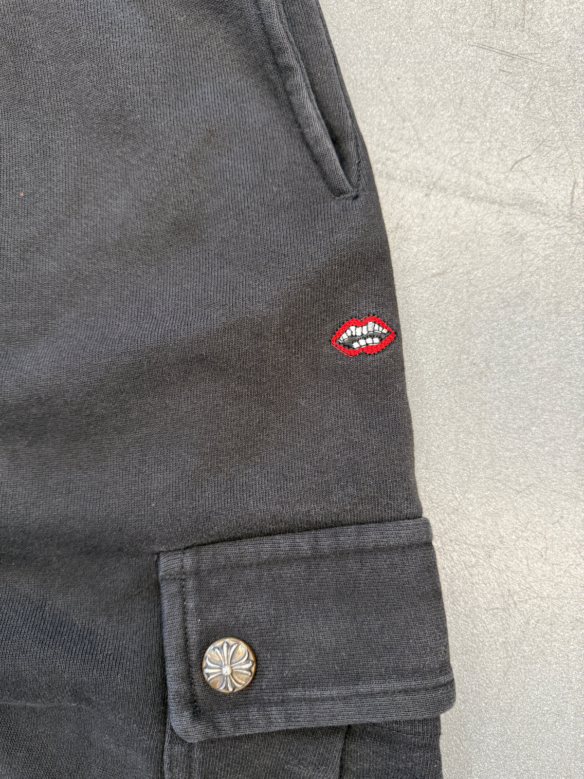 CHROME HEARTS MATTY BOY STAY FAST CARGO SWEATPANTS