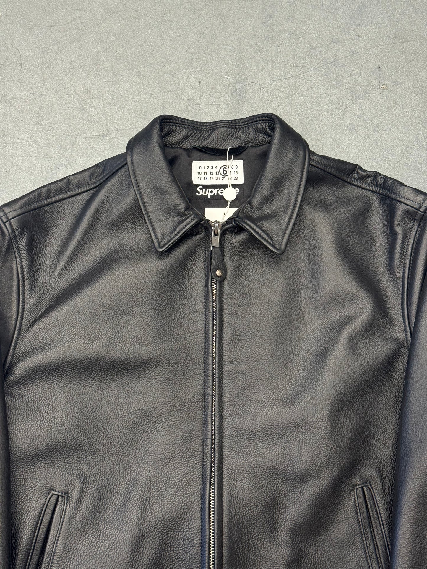 SS26 SUPREME MM6 SCHOTT EAGLE LEATHER JACKET