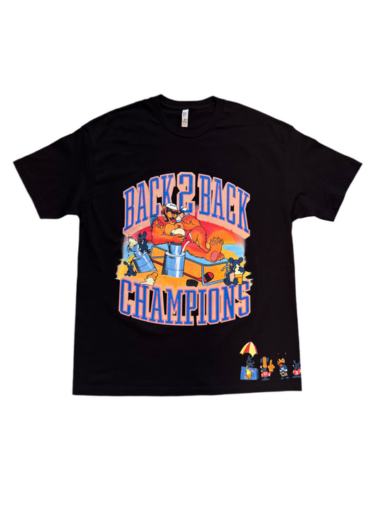 2025 FLORIDA PANTHERS BACK 2 BACK CHAMPIONS TEE