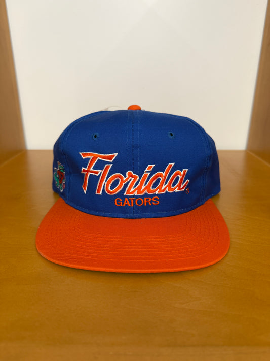 90'S FLORIDA GATORS SCRIPT SPORTS SPECIALTIES SNAPBACK HAT