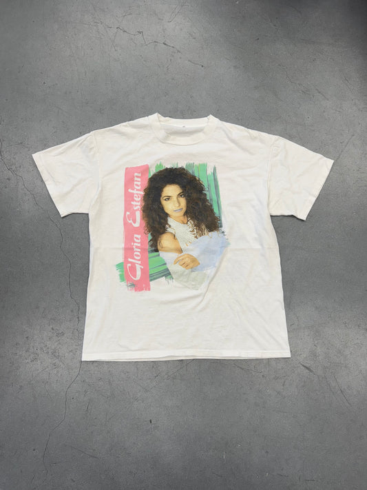 1991 GLORIA ESTEFAN INTO THE LIGHT TOUR TEE (PULLED TAG)