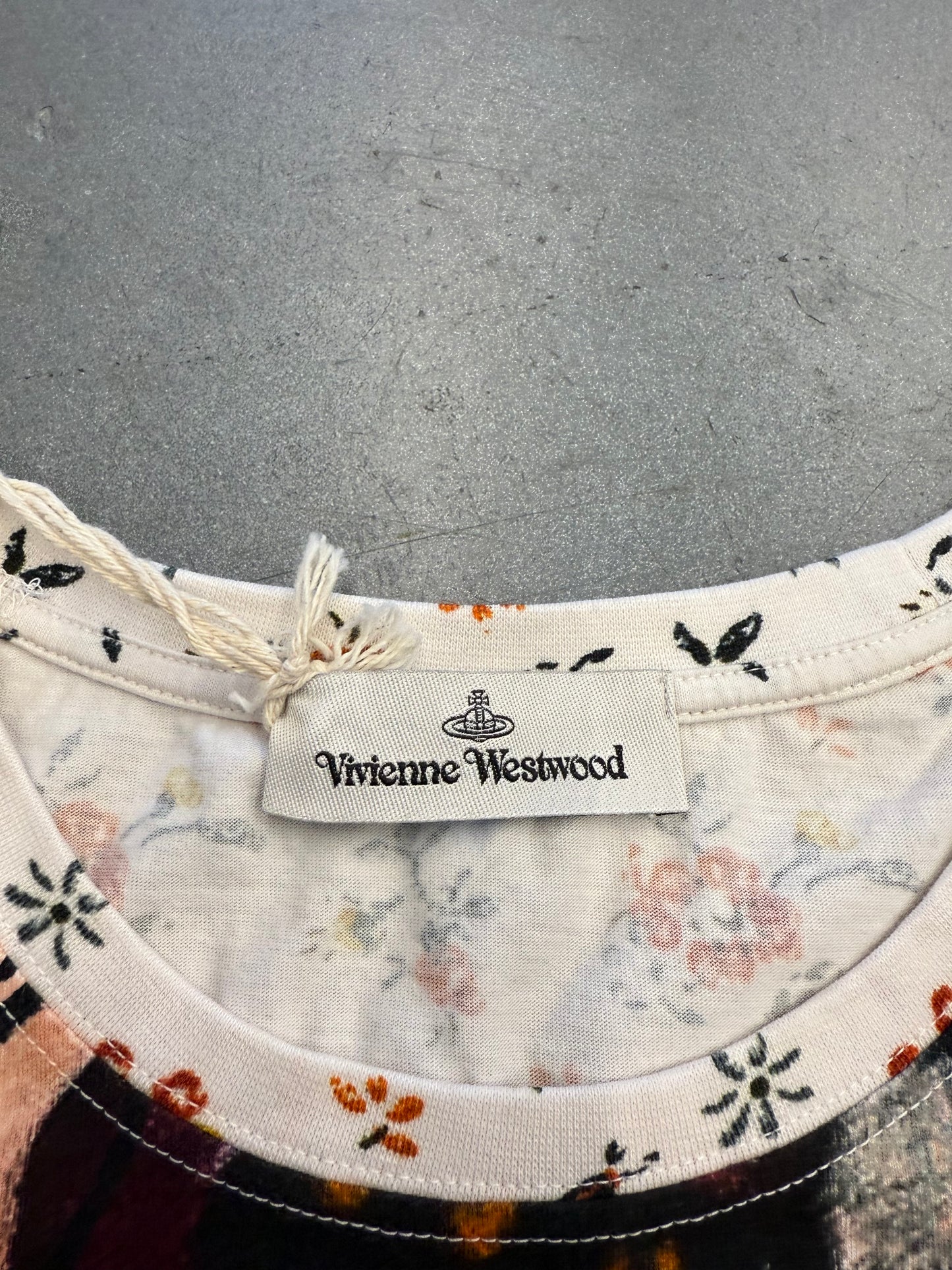 VIVIENNE WESTWOOD MULTICOLOR SNOWMAN OVERSIZED T-SHIRT