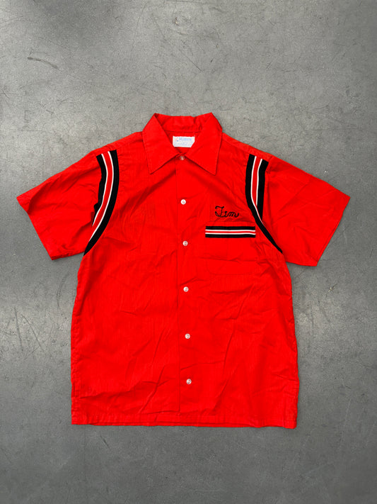 60'S TIM CHAMPION CHAINSTITCH BOWLING BUTTON UP SHIRT (HILTON TAG)