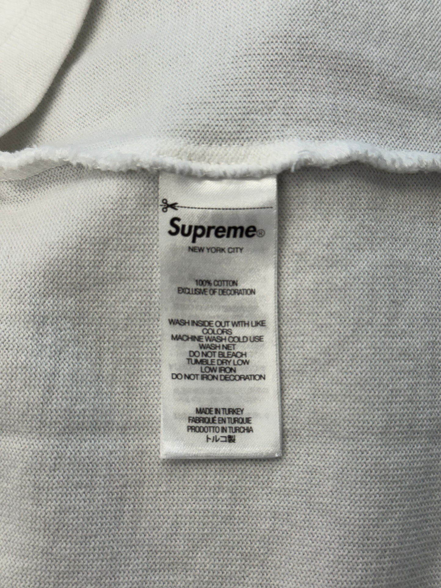 FW25 SUPREME MASCOT LS FOOTBALL TOP - WHITE