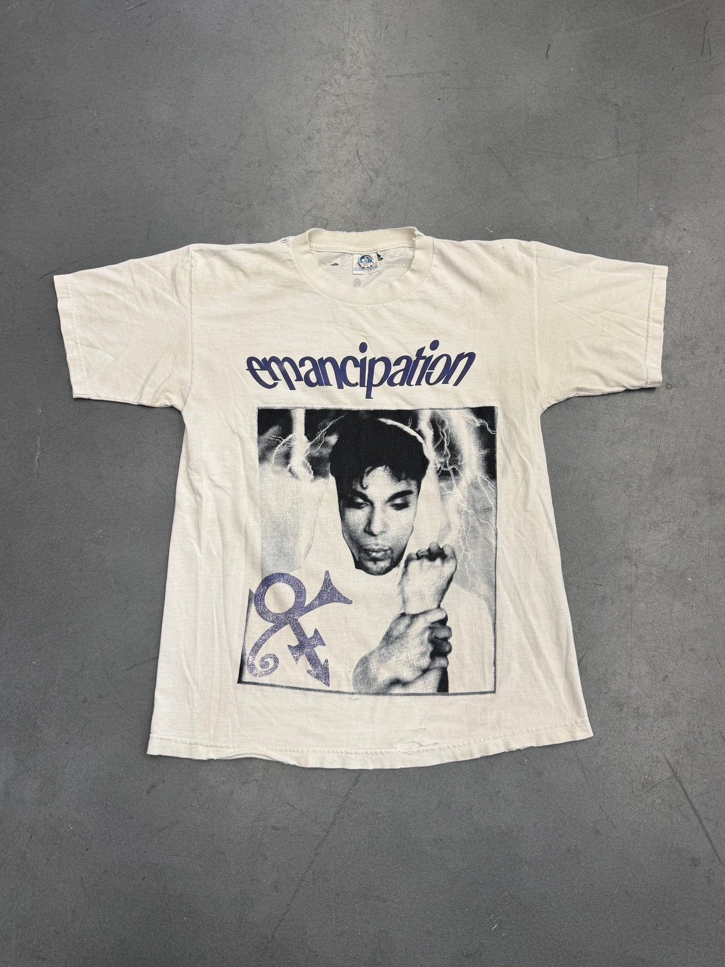 90S PRINCE EMANCIPATION DISTRESSED ALBUM TEE (AAA TAG)
