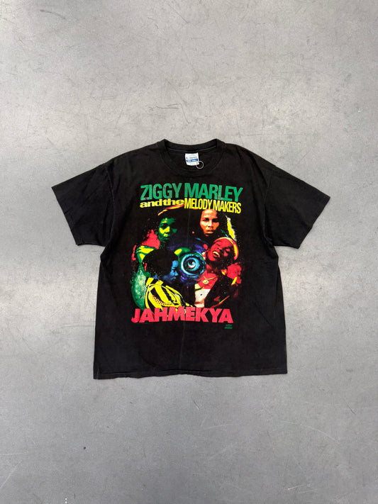 1991 ZIGGY MARLEY AND THE MELODY MAKERS JAHMEKYA TEE (HANES TAG)